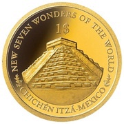 1 Dollar - Elizabeth II Chichén Itzá, Solomon Islands, 2013 reverse image