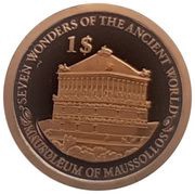 1 Dollar - Elizabeth II Mausoleum of Maussollos, Solomon Islands, 2013 reverse image