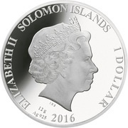 1 Dollar - Elizabeth II Wapen von Hamburg obverse image