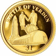 1 Dollar - Elizabeth II Battle of Verdun, Solomon Islands, 2016 reverse image