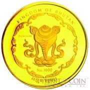 1000 Ngultrums Buddha’s of the World; Korea obverse image