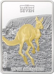 1 Dollar - Elizabeth II Kangaroo, Solomon Islands, 2017 reverse image