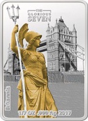 1 Dollar - Elizabeth II Britannia, Solomon Islands, 2017 reverse image