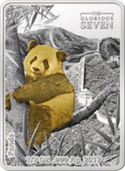 1 Dollar - Elizabeth II Panda, Solomon Islands, 2017 reverse image