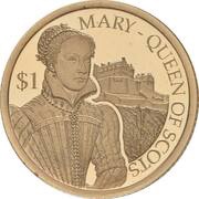 1 Dollar - Elizabeth II Mary, Queen of Scots, Solomon Islands, 2017 reverse image
