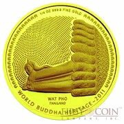 1000 Ngultrums Buddhist World Heritage; Thailand, Bhutan, 2011 reverse image