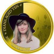 1 Dollar - Elizabeth II Princess Diana, Solomon Islands, 2017 reverse image