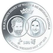 1 Dollar - Elizabeth II Royal Wedding, Solomon Islands, 2018 reverse image