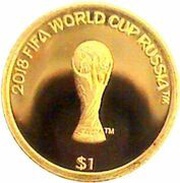 1 Dollar - Elizabeth II Trophy, Solomon Islands, 2018 reverse image