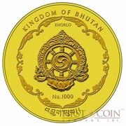 1000 Ngultrums Buddhist World Heritage; China obverse image