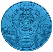 1 Dollar - Elizabeth II Atlas, Solomon Islands, 2018 reverse image