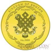 1000 Ngultrums Thousand arm Buddha obverse image