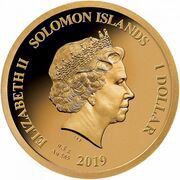 1 Dollar - Elizabeth II Redback Spider obverse image