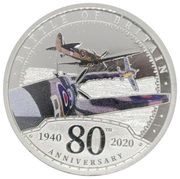 1 Dollar - Elizabeth II Battle of Britain, Solomon Islands, 2020 reverse image