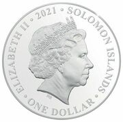 1 Dollar - Elizabeth II Platinum Jubilee obverse image