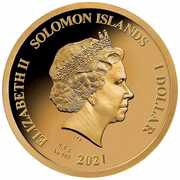1 Dollar - Elizabeth II Funnel-Web Spider obverse image