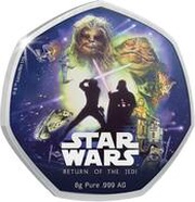 1 Dollar - Charles III Star Wars: Return of the Jedi, Solomon Islands, 2023 reverse image