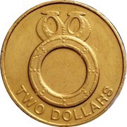 2 Dollars - Elizabeth II 4th portrait reverse image