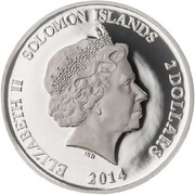 2 Dollars - Elizabeth II Ra obverse image