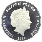 2 Dollars - Elizabeth II Tutankhamun obverse image