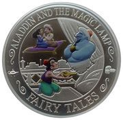 2 Dollars - Elizabeth II Aladdin and the Magic Lamp, Solomon Islands, 2014 reverse image