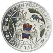 2 Dollars - Elizabeth II Alice in Wonderland, Solomon Islands, 2014 reverse image