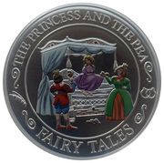 2 Dollars - Elizabeth II The Princess and the Pea, Solomon Islands, 2014 reverse image