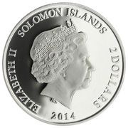 2 Dollars - Elizabeth II The Wizard of Oz obverse image