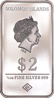 2 Dollars - Elizabeth II New York obverse image