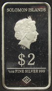2 Dollars - Elizabeth II Paris obverse image