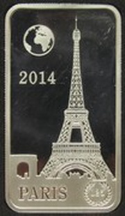 2 Dollars - Elizabeth II Paris, Solomon Islands, 2014 reverse image