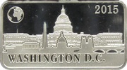2 Dollars - Elizabeth II Washington D. C., Solomon Islands, 2015 reverse image