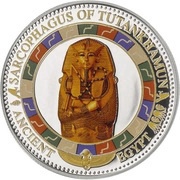 2 Dollars - Elizabeth II Tutankhamun, Solomon Islands, 2015 reverse image
