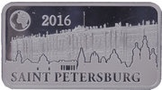 2 Dollars - Elizabeth II Saint Petersburg, Solomon Islands, 2016 reverse image