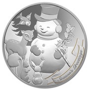 2 Dollars - Elizabeth II Season's Greetings, Solomon Islands, 2016 reverse image