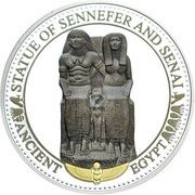 2 Dollars - Elizabeth II Sennefer and Senai, Solomon Islands, 2016 reverse image