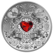 2 Dollars - Elizabeth II Luminous Love, Solomon Islands, 2018 reverse image