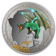 2 Dollars - Elizabeth II Dragon, Solomon Islands, 2020 reverse image