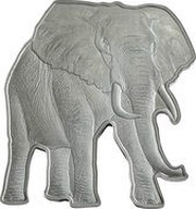 2 Dollars - Elizabeth II African Elephant, Solomon Islands, 2021 reverse image