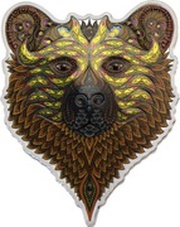 2 Dollars - Elizabeth II Grizzly Bear, Solomon Islands, 2021 reverse image