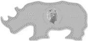 2 Dollars - Elizabeth II Black rhinoceros obverse image