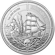 2 Dollars - Elizabeth II Mary Read, Solomon Islands, 2022 reverse image