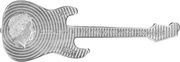 2 Dollars - Charles III Daphne Blue Fender Stratocaster obverse image