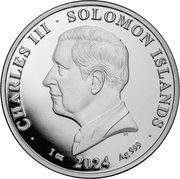 3.14 Dollars - Charles III Number Pi obverse image