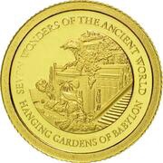 5 Dollars - Elizabeth II Hanging Gardens of Babylon, Solomon Islands, 2011 reverse image
