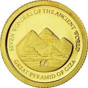 5 Dollars - Elizabeth II Great Pyramid of Giza, Solomon Islands, 2011 reverse image