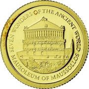 5 Dollars - Elizabeth II Mausoleum of Maussollos, Solomon Islands, 2011 reverse image