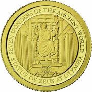 5 Dollars - Elizabeth II Statue of Zeus, Solomon Islands, 2011 reverse image