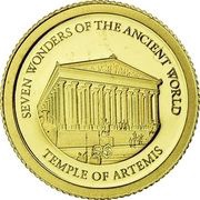 5 Dollars - Elizabeth II Temple of Artemis reverse image