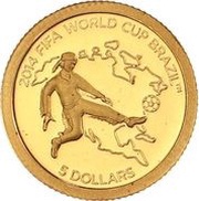 5 Dollars - Elizabeth II North America, Solomon Islands, 2012 reverse image
